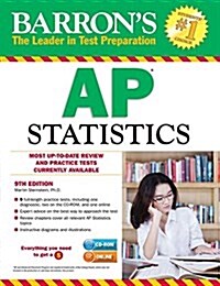 Barrons AP Statistics [With CDROM] (Paperback, 9)