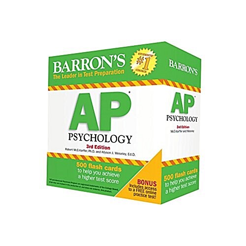 Barrons AP Psychology Flash Cards (Other, 3)