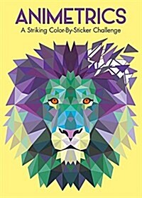 Animetrics: A Striking Color-By-Sticker Challenge (Paperback)