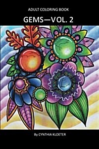 Adult Coloring Book - Gems: Beautiful Gems to Color (Paperback)