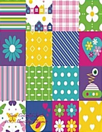 Cute Colorful Quilt 2017 Monthly Planner: 16 Month August 2016-December 2017 Academic Calendar with Large 8.5x11 Pages (Paperback)
