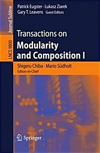 Transactions on Modularity and Composition I (Paperback, 2016)