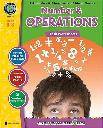 Number and Operations, Grades 6-8 [With 3 Transparencies] (Paperback)