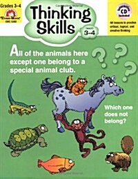 [중고] Thinking Skills Grade 3-4 (Paperback)