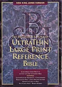 Ultrathin Large Print Reference Bible-NKJV (Hardcover)