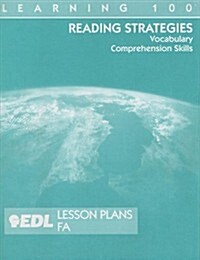 Reading Strategies Lesson Plans, FA: vocabulary, comprehension skills (Paperback)