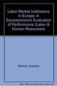 Labor Market Institutions in Europe: A Socioeconomic Evaluation of Performance: A Socioeconomic Evaluation of Performance (Paperback)