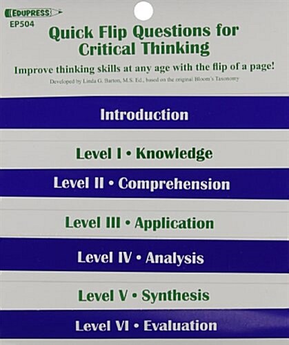 Quick Flip Questions for Critical Thinking (Spiral)