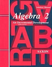 Algebra 2: Solutions Manual (Paperback, 3)