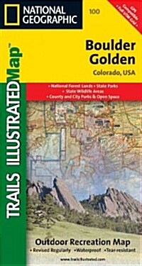 Boulder, Golden Map (Folded, 2023)