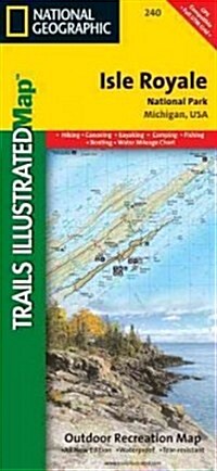 Isle Royale National Park Map (Folded, 2019)
