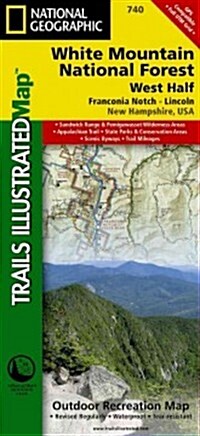 White Mountain National Forest West Map [Franconia Notch, Lincoln] (Folded, 2020)