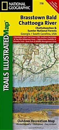 Brasstown Bald, Chattooga River Map [Chattahoochee and Sumter National Forests] (Folded, 2020)