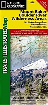 Mount Baker and Boulder River Wilderness Areas Map [Mt. Baker-Snoqualmie National Forest] (Folded, 2020)