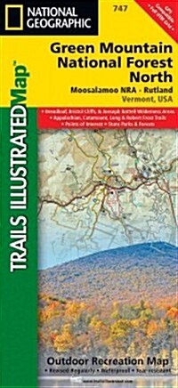 Green Mountain National Forest North Map [Moosalamoo National Recreation Area, Rutland] (Folded, 2020)