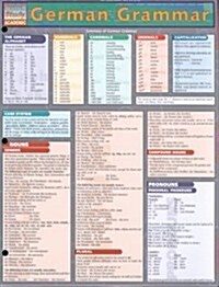 German Grammar Laminate Reference Chart (Other)