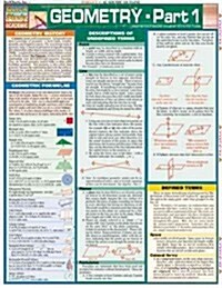 Geometry: Part 1 Laminate Reference Chart: Segments, Lines, Planes, Geometric Formulas (Other)