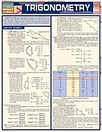 Trigonometry Laminate Reference Chart: Triangles, Circles, Trigonomic Functions, Sines (Other)