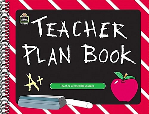 Chalkboard Teacher Plan Book (Paperback)