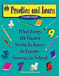 Practice and Learn: 4th Grade (Paperback)