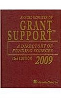 Annual Register of Grant Support 2009 (Hardcover)
