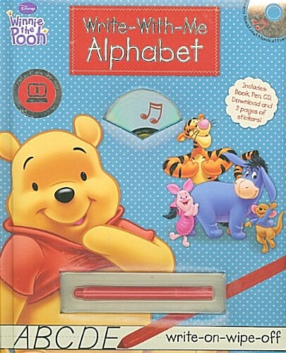 Write-With-Me Alphabet [With Pens/Pencils and CD (Audio)] (Board Books)
