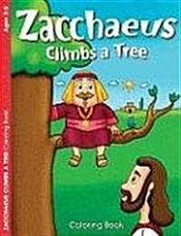 Zacchaeus Climbs a Tree Coloring Book (Paperback)
