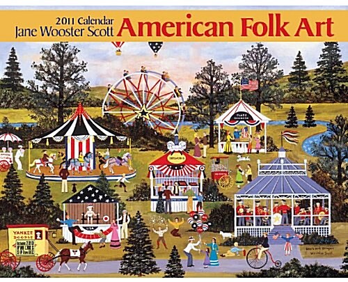 American Folk Art 2011 Calendar (Paperback, Wall)