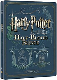 [중고] [블루레이] 해리포터와 혼혈 왕자 : 스틸북 한정판 콤보팩 (2disc: BD+보너스DVD)