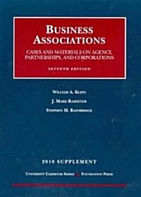 Business Associations 2010 (Paperback, 7th, Supplement)