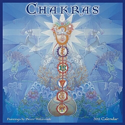 Chakras Calendar: Paintings by Pieter Weltevrede (Wall)