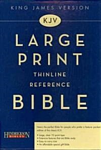 Large Print Thinline Reference Bible-KJV (Leather)