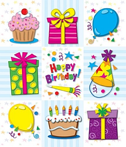 Birthday Prize Pack Stickers (Novelty)