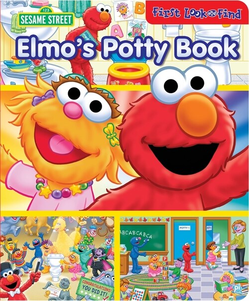Sesame Street: Elmos Potty Book First Look and Find (Board Books)