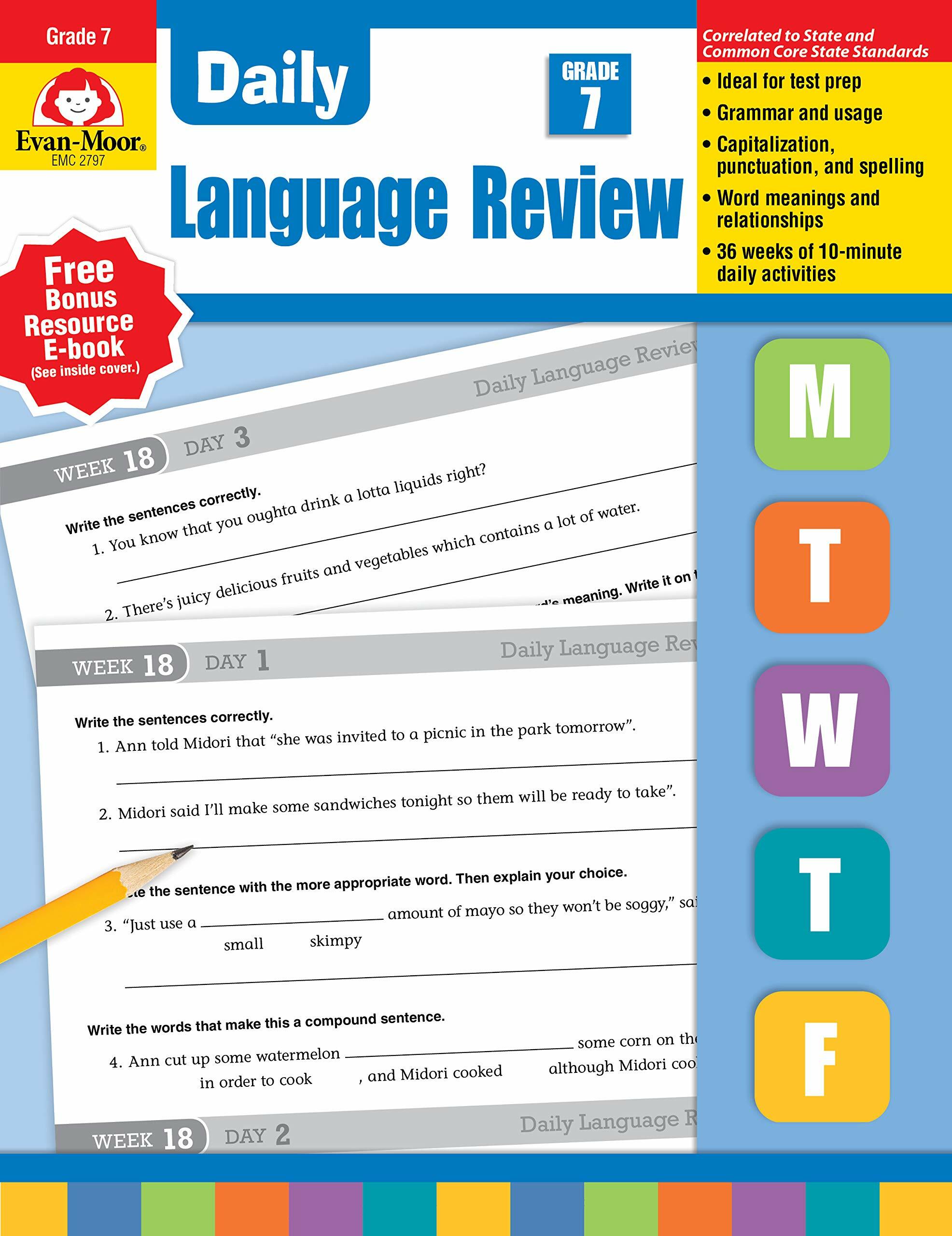 Daily Language Review, Grade 7 Teacher Edition (Paperback)