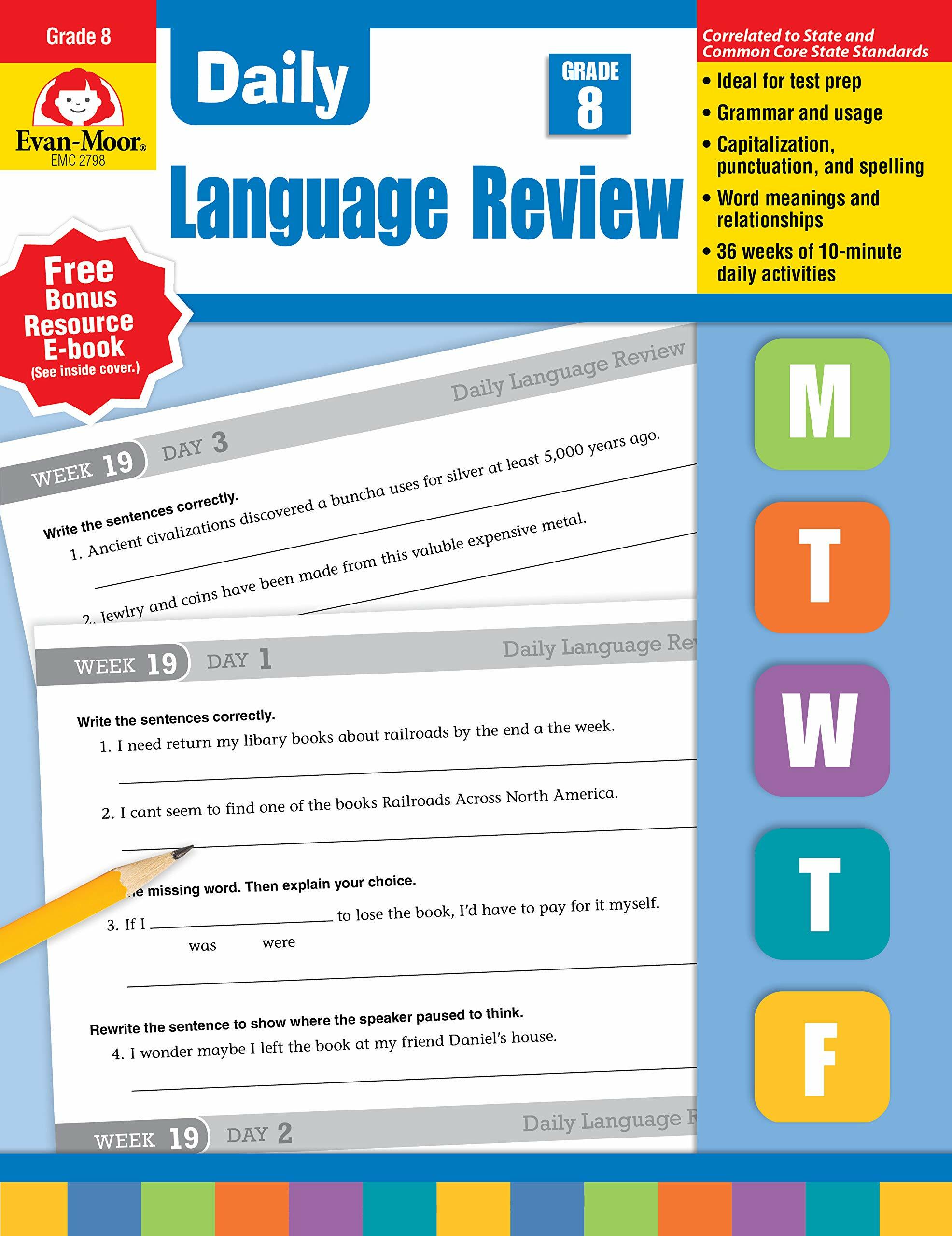 Daily Language Review, Grade 8 Teacher Edition (Paperback)
