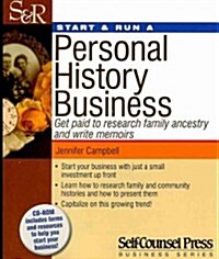 Start & Run a Personal History Business [With CDROM] (Paperback)