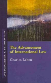 The advancement of international law