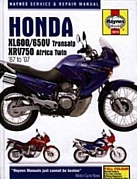 Honda XL600/650V Transalp and XRV750 Africa Twin Service and Repair Manual : 1987 to 2007 (Hardcover, 2 Rev ed)