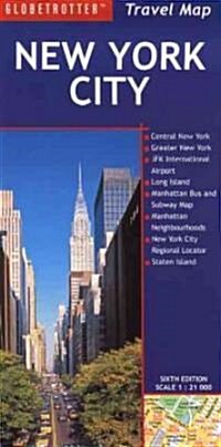 New York City (Sheet Map, folded, 6 Rev ed)