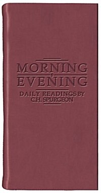 Morning And Evening – Matt Burgundy (Leather Binding, Revised ed)