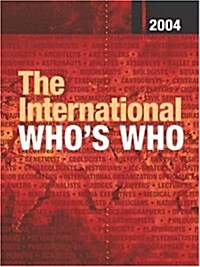 The International Whos Who 2004 (Hardcover)