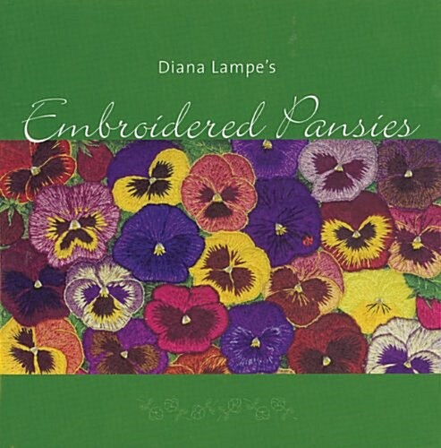 Embroidered Pansies (Hardcover)