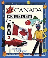 O Canada Puzzles for Kids Book 2 (Paperback)