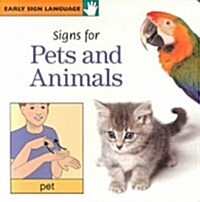Signs for Pets and Animals (Board Books)
