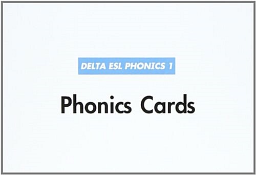 Delta ESL Phonics 1 Flashcards (Paperback)