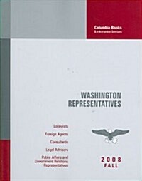 Washington Representatives: Fall 2008 (Paperback)