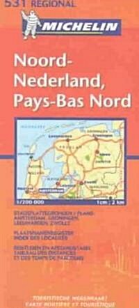 Michelin Noord-Nederland, Pays-Bas Nord (Map)