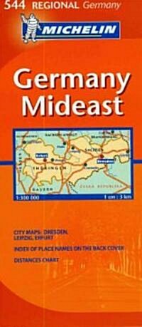 Michelin Map Mideast Germany (Map, FOL)