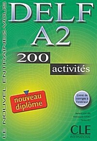Delf A2: 200 Activites [With Booklet] (Paperback)